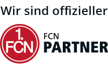 Wir sind offizieller Partner des 1. FCN